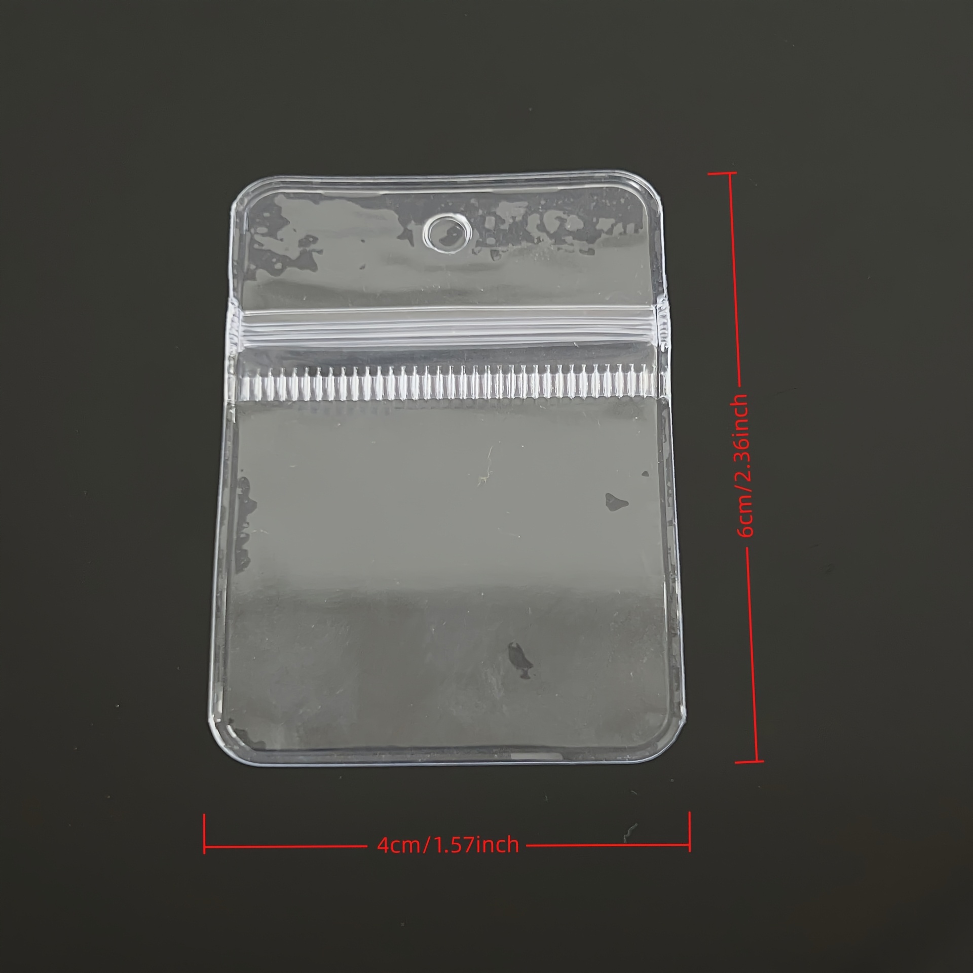 10pcs Hanging Transparent Jewelry Storage Bags